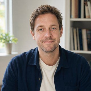 An illustrated portrait of Jamie Mercer